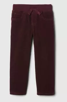 90 е оригинальные прямые вельветовые брюки (6 мес 5 лет) Gap, красный