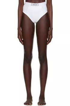 90-е винтажные трусы Versace Underwear, белый
