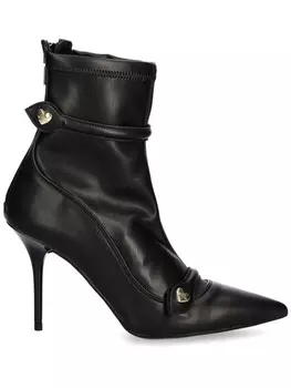 90-мм ботинки на молнии Love Moschino, черный