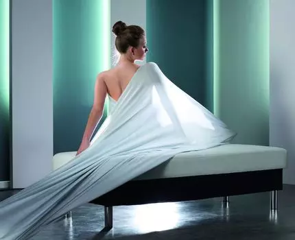 9100 Простыня из атласа Plain Mako Fleuresse, розовый