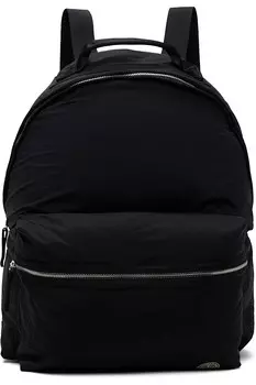9200014 рюкзак из металлизированного нейлона с покрытием Econyl Stone Island, черный