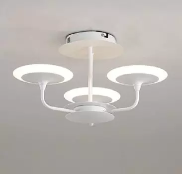 9230X+3+bs Белый Eurotondisplay Светодиодный потолочный светильник 9230X с дистанционным управлением Регулируемый цвет/яркость Акриловый абажур Светодиодный светильник A+ для гостиной