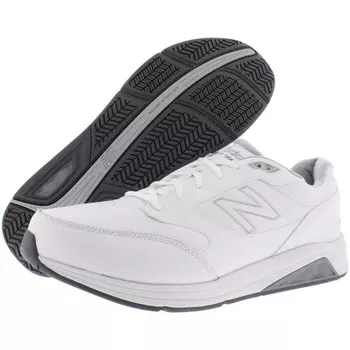 928 v3 Мужские прогулочные туфли с кожаной мягкой стелькой New Balance, белый