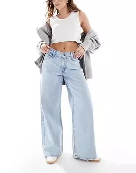 '94 мешковатые широкие джинсы светло-голубого цвета Levi's