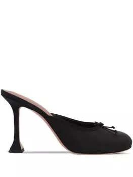 95-мм мюли Lila Amina Muaddi, черный