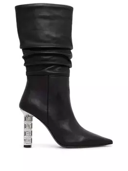 95мм сапоги Колумн Karl Lagerfeld, черный