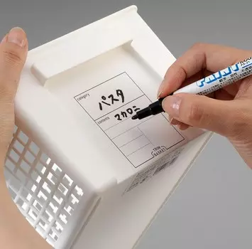 96220 Корзина Корзина, белая, прибл. Ширина 6,5 x Глубина 11,3 x Высота 4,5 дюйма (16,5 x 28,7 x 11,5 см), упаковка из 5 шт. Inomata