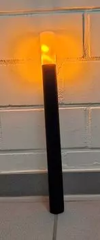 9913 Фонарик светодиодный, версия 3.0, янтарный, 450 мм, черный матовый Xenon