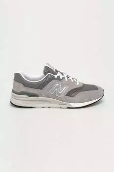 997 серо-серебристые кроссовки New Balance, серый