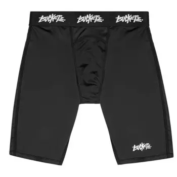 9-дюймовые компрессионные шорты Bucketz, черный