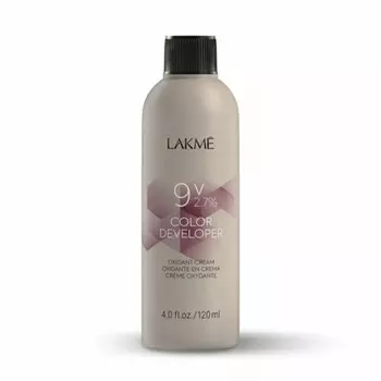 9 об. 2,7% 120 мл окислителя для волос, Lakme