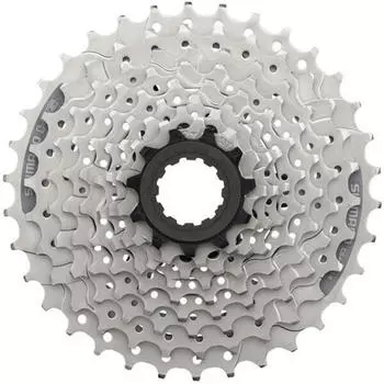 9 - скоростная кассета Shimano CS - HG201, серебряный
