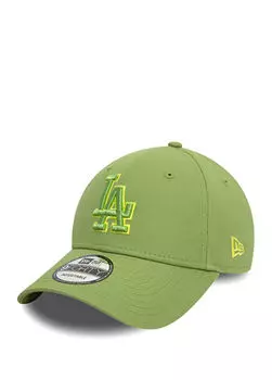 9. Женская кепка Forty Los Angeles Dodgers New Era, зеленый