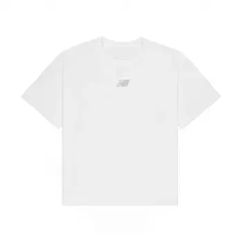 9BOX Футболка унисекс белая New Balance, белый