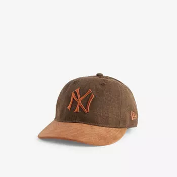 9FIFTY Кепка из смесовой шерсти с вышивкой New York Yankees MLB New Era, коричневый