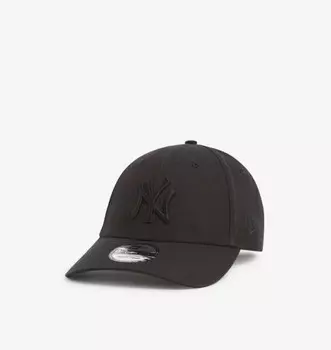 9Forty бейсболка из хлопчатобумажной ткани с вышитым логотипом New York Yankees New Era, цвет blk blk