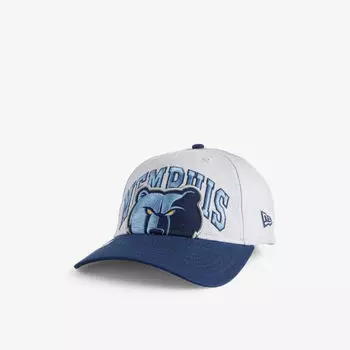 9TWENTY Хлопковая бейсболка с вышивкой Memphis Grizzlies NBA New Era, серый