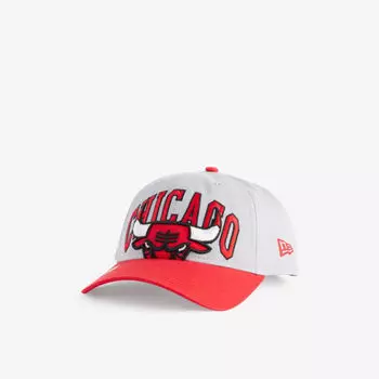 9TWENTY Кепка из хлопкового твила с фирменной вышивкой Chicago Bulls New Era, серый