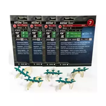 А6М5 «Зик» (С) x5, Axis & Allies - Collectible Miniatures Game - War at Sea - Flank Speed Singles