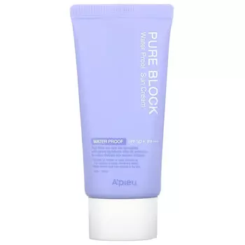 A'Pieu, Водостойкий солнцезащитный крем Pure Block, SPF 50+, PA +++, 50 мл (1,69 жидк. Унции)