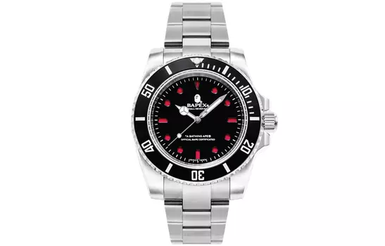 A BATHING APE Часы Bape Type 1 Bapex 'Silver'