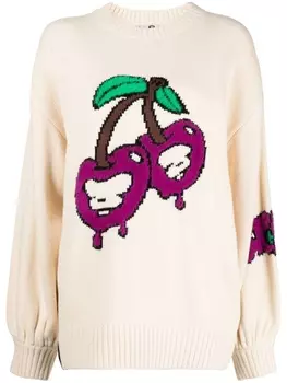A Bathing Ape джемпер вязки интарсия, нейтральный цвет