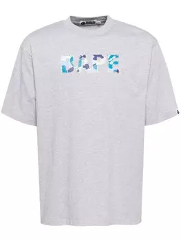 A BATHING APE футболка Abc Camo College, серый