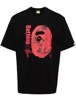 A BATHING APE футболка ABC CAMO MILO, черный