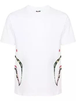 A BATHING APE футболка с логотипом, белый