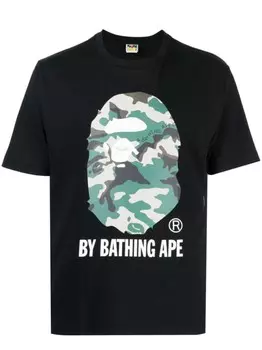 A BATHING APE футболка с логотипом, черный