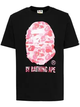 A BATHING APE футболка с логотипом, черный