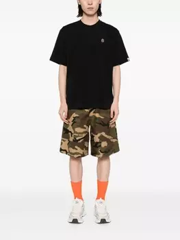 A BATHING APE футболка с логотипом, черный