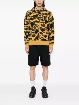 A BATHING APE худи с логотипом, желтый
