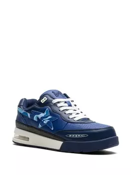 A BATHING APE кроссовки Navy ABC Camo из коллаборации с Pagani Roadsta, синий