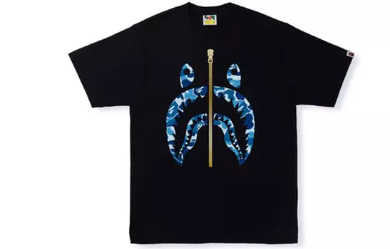 A BATHING APE Мужская футболка, Белый/Розовый