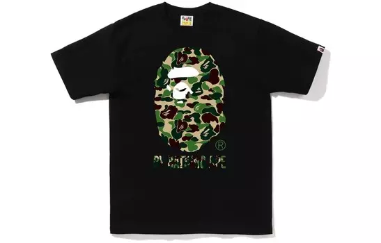 A BATHING APE Мужская футболка, Белый/Розовый