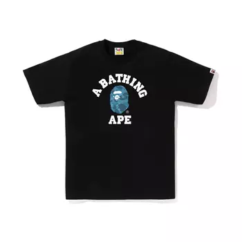 A BATHING APE Мужская футболка, Черный/Серый