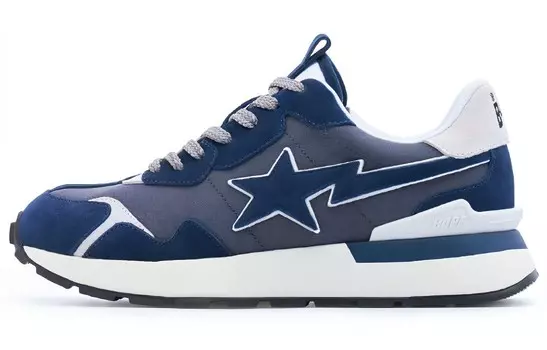 A BATHING APE ROAD Lifestyle Shoes Men Low-top Blue