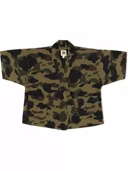 A Bathing Ape рубашка 1st Camo с короткими рукавами, зеленый