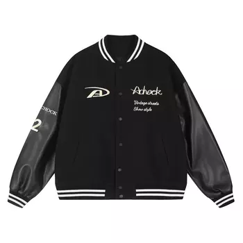 A chock Бейсбольная куртка унисекс, Темно-синий
