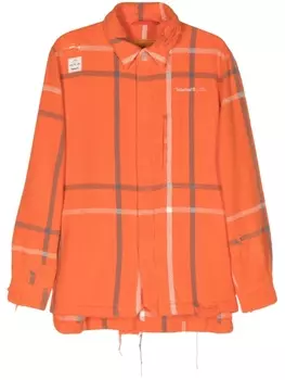A-COLD-WALL* клетчатая рубашка из коллаборации с Timberland, оранжевый