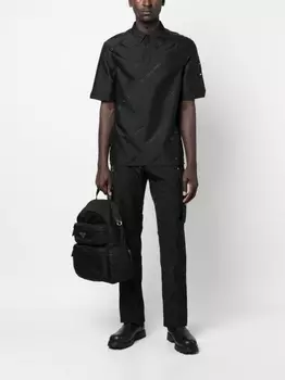 A-COLD-WALL* рубашка с короткими рукавами и логотипом, черный