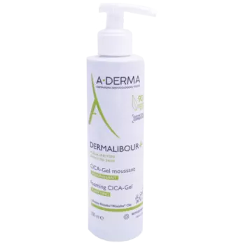 A-Derma Dermalibour+ очищающий гель для умывания лица, 200 мл