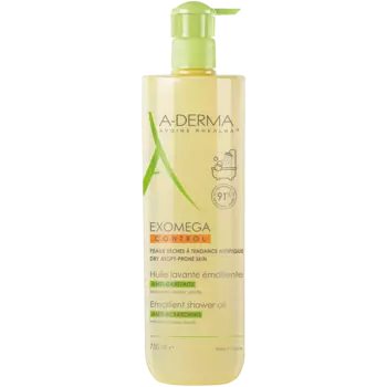 A-Derma Exomega Control смягчающее масло для душа, 750 мл