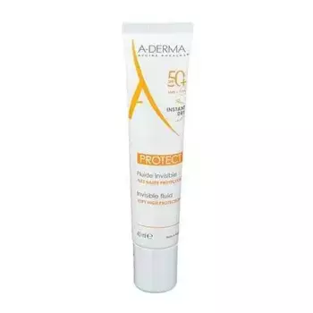 A-Derma Protect Invisible Fluid SPF 50+ Защита лица 40 мл Aderma