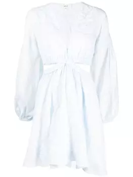 A.L.C. платье Irene с вырезами, синий