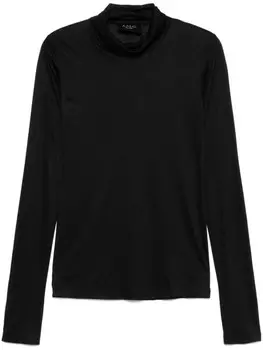 A.M.G. футболка с высоким воротником, черный