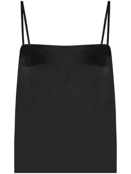 A.P.C. атласный топ без рукавов, черный