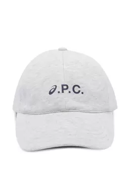 A.P.C. бейсболка Charlie из коллаборации с Asics, серый