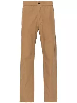 A.P.C. брюки Chuck прямого кроя, коричневый